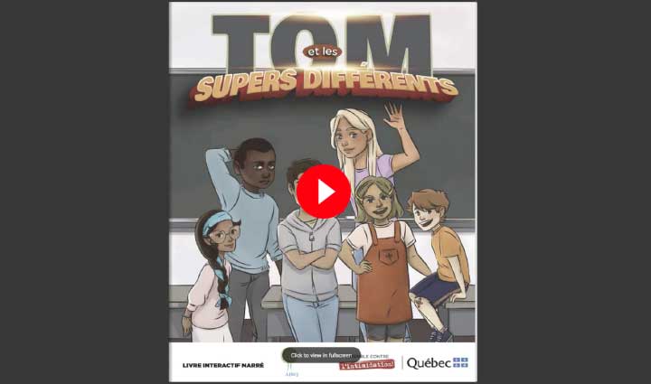 Vidéo de Tom et les supers différents